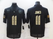 Wholesale Cheap Men's Atlanta Falcons #11 Julio Jones Black Camo 2020 Salute To Service Stitched NFL Nike Limited Jersey