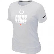 Wholesale Cheap Women's Nike Indianapolis Colts Critical Victory NFL T-Shirt White