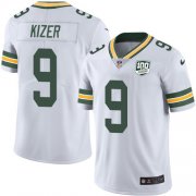 Wholesale Cheap Nike Packers #9 DeShone Kizer White Men's 100th Season Stitched NFL Vapor Untouchable Limited Jersey