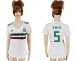 Wholesale Cheap Women's Mexico #5 A.Reyes Away Soccer Country Jersey