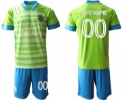 Wholesale Cheap Men 2020-2021 club Seattle Sounders home customized green Soccer Jerseys