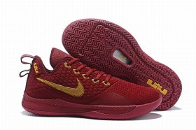 Wholesale Cheap Nike Lebron James Witness 3 Shoes Wine Red