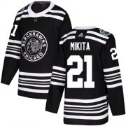 Wholesale Cheap Adidas Blackhawks #21 Stan Mikita Black Authentic 2019 Winter Classic Stitched NHL Jersey