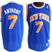 Wholesale Cheap New York Knicks #7 Carmelo Anthony Revolution 30 Swingman Blue Jersey