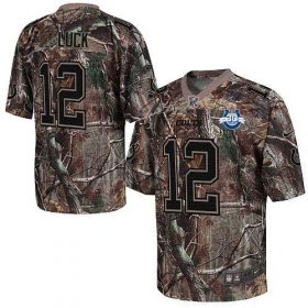 Wholesale Cheap Nike Colts #12 Andrew Luck Camo With 30TH Seasons Patch Men\'s Stitched NFL Realtree Elite Jersey
