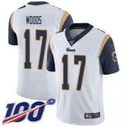 Wholesale Cheap Nike Rams #17 Robert Woods White Men's Stitched NFL 100th Season Vapor Limited Jersey