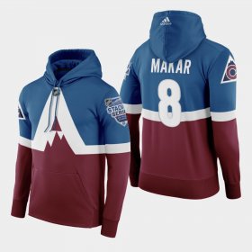 Wholesale Cheap Adidas Colorado Avalanche #8 Cale Makar Men\'s Burgundy 2020 Stadium Series Hoodie