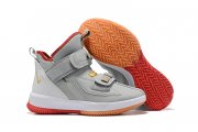Wholesale Cheap Nike Lebron James Soldier 13 Shoes Gray Gold