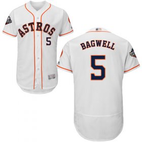 Wholesale Cheap Astros #5 Jeff Bagwell White Flexbase Authentic Collection 2019 World Series Bound Stitched MLB Jersey