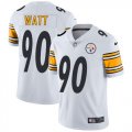 Wholesale Cheap Nike Steelers #90 T. J. Watt White Men's Stitched NFL Vapor Untouchable Limited Jersey