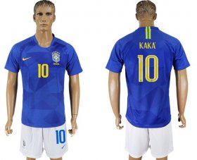 Wholesale Cheap Brazil #10 Kaka Away Soccer Country Jersey