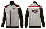 Wholesale Cheap NFL Los Angeles Rams Team Logo Jacket Grey
