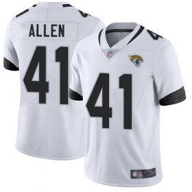 Wholesale Cheap Nike Jaguars #41 Josh Allen White Men\'s Stitched NFL Vapor Untouchable Limited Jersey