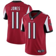 Wholesale Cheap Nike Falcons #11 Julio Jones Red Team Color Men's Stitched NFL Vapor Untouchable Limited Jersey