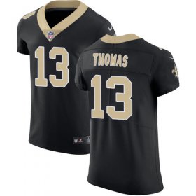 Wholesale Cheap Nike Saints #13 Michael Thomas Black Team Color Men\'s Stitched NFL Vapor Untouchable Elite Jersey