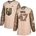 Wholesale Cheap Adidas Golden Knights #47 Luca Sbisa Camo Authentic 2017 Veterans Day Stitched NHL Jersey