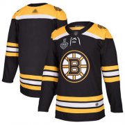 Wholesale Cheap Adidas Bruins Blank Black Home Authentic Stanley Cup Final Bound Stitched NHL Jersey
