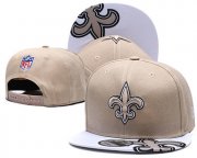 Wholesale Cheap Saints Team Logo Cream Adjustable Hat TX
