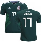 Wholesale Cheap Mexico #17 Candido Home Kid Soccer Country Jersey