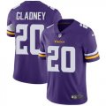 Wholesale Cheap Nike Vikings #20 Jeff Gladney Purple Team Color Men's Stitched NFL Vapor Untouchable Limited Jersey