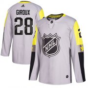 Wholesale Cheap Adidas Flyers #28 Claude Giroux Gray 2018 All-Star Metro Division Authentic Stitched Youth NHL Jersey