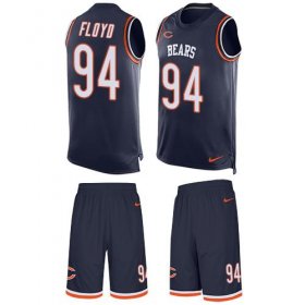 Wholesale Cheap Nike Bears #94 Leonard Floyd Navy Blue Team Color Men\'s Stitched NFL Limited Tank Top Suit Jersey