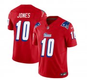 Wholesale Cheap Men's New England Patriots #10 Mac Jones Red 2023 F.U.S.E. Vapor Limited Football Stitched Jersey