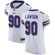 Wholesale Cheap Nike Bills #90 Shaq Lawson White Men's Stitched NFL Vapor Untouchable Elite Jersey