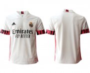 Wholesale Cheap Men 2020-2021 club Real Madrid home aaa version blank white Soccer Jerseys1