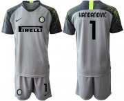 Wholesale Cheap 2020-21 Inter Milan 1 HANDANOVIC Gray Goalkeeper Soccer Jerseys
