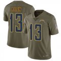 Wholesale Cheap Nike Chargers #13 Keenan Allen Olive Men's Stitched NFL Limited 2017 Salute to Service Jersey