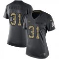 Wholesale Cheap Nike Buccaneers #31 Antoine Winfield Jr. Black Women's Stitched NFL Limited 2016 Salute to Service Jersey