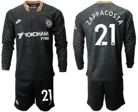 Wholesale Cheap Chelsea #21 Zappa Costa Third Long Sleeves Soccer Club Jersey