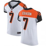 Wholesale Cheap Nike Bengals #7 Boomer Esiason White Men's Stitched NFL Vapor Untouchable Elite Jersey