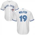 Wholesale Cheap Blue Jays #19 Paul Molitor White Cool Base Stitched Youth MLB Jersey