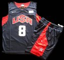 Wholesale Cheap 2012 Olympic USA Team #8 Deron Williams Blue Basketball Jerseys & Shorts Suit