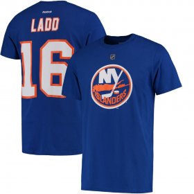 Wholesale Cheap New York Islanders #16 Andrew Ladd Reebok Name & Number T-Shirt Royal