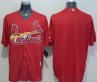 Wholesale Cheap Cardinals Blank Red New Cool Base Stitched MLB Jersey
