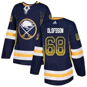 Wholesale Cheap Adidas Sabres #68 Victor Olofsson Navy Blue Home Authentic Drift Fashion Stitched NHL Jersey