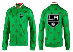 Wholesale Cheap NHL Los Angeles Kings Zip Jackets Green