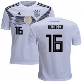 Wholesale Cheap Germany #16 Rudiger White Home Kid Soccer Country Jersey