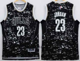 Wholesale Cheap Men\'s Chicago Bulls #23 Michael Jordan Adidas 2015 Urban Luminous Swingman Jersey
