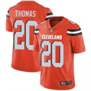 Wholesale Cheap Nike Browns #20 Tavierre Thomas Orange Alternate Men's Stitched NFL Vapor Untouchable Limited Jersey
