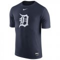 Wholesale Cheap Detroit Tigers Nike Authentic Collection Legend Logo 1.5 Performance T-Shirt Navy
