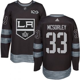 Wholesale Cheap Adidas Kings #33 Marty Mcsorley Black 1917-2017 100th Anniversary Stitched NHL Jersey