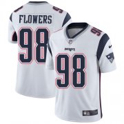Wholesale Cheap Nike Patriots #98 Trey Flowers White Men's Stitched NFL Vapor Untouchable Limited Jersey