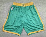 Wholesale Cheap Men's Boston Celtics NEW Green Nike 2020 Swingman Stitched NBA Shorts