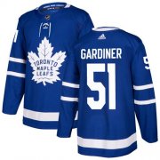 Wholesale Cheap Adidas Maple Leafs #51 Jake Gardiner Blue Home Authentic Stitched NHL Jersey