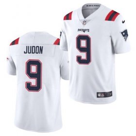 Wholesale Cheap Men\'s New England Patriots #9 Matthew Judon White 2021 NEW Vapor Untouchable Stitched NFL Nike Limited Jersey