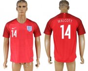 Wholesale Cheap England #14 Walcott Away Soccer Country Jersey